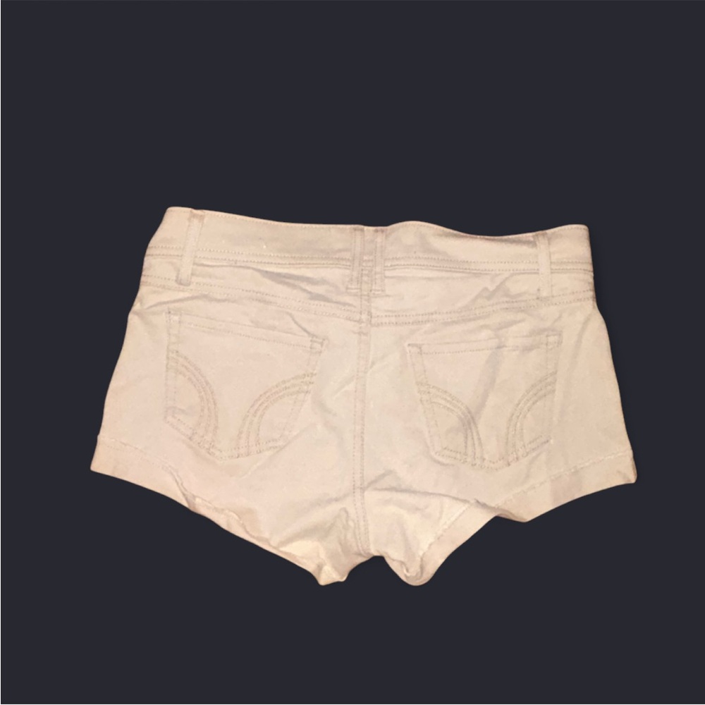 Hollister Women's Cream Jean Shorts